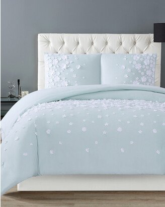 Confetti Flowers 3Pc Duvet Cover Set