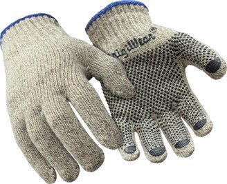 Men's Warm Ragg Wool Pvc Dot Grip Work Gloves (Pack of 12 Pairs)