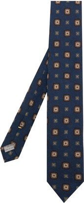 Patterned-Knit Wool Tie