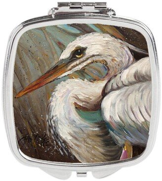 JMK1212SCM White Egret Compact Mirror