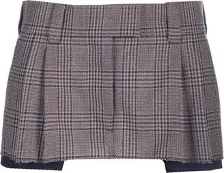 Prince Of Wales Mini Skirt