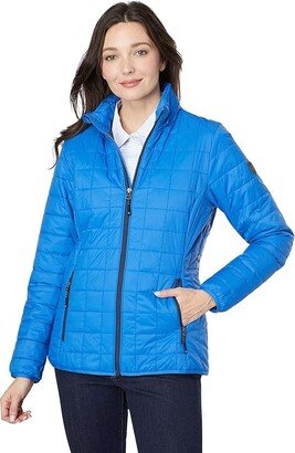 Rainier Primaloft Eco Full Zip Jacket (Royal) Women's Clothing