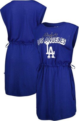 Women's G-iii 4Her by Carl Banks Royal Los Angeles Dodgers G.o.a.t Swimsuit Cover-Up Dress