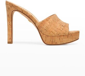 Dali Cork Slide Platform Sandals