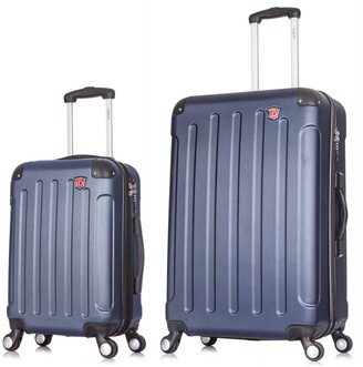 Dukap Intely 2-Pc. Hardside Luggage Set With Usb Port