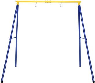 Extra Large Heavy Duty A Frame Steel Swing Stand - 76.5 x 73 x 71