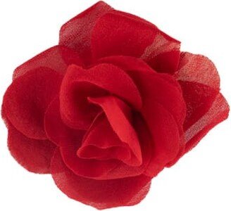 Red Flower Brooch