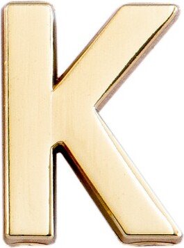 Make Heads Turn Golden Letter K Pin