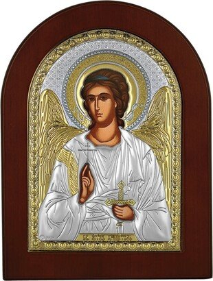 Guardian Angel - Greek Orthodox - Catholic Byzantine - Christian Silver Icon