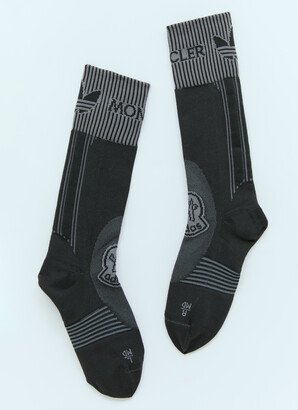 Moncler x adidas Originals Logo Jacquard Socks - Socks Black S