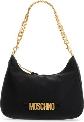 Logo Lettering Hobo Bag-AB