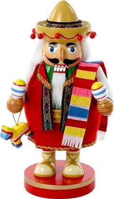 10.25-Inch Chubby Mexican Nutcracker Tablepiece