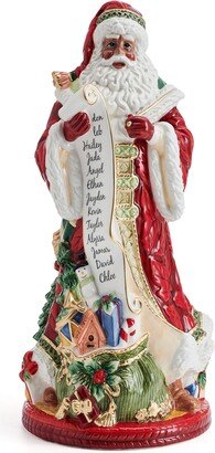 Studio Collection 13-Inch African-American Santa Figurine