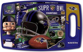 NFL Baltimore Ravens Retro Series Cutting Board