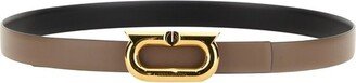 Gancini Logo Engraved Reversible Belt-AA