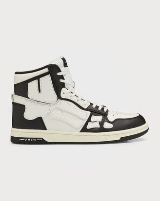 Men's Skel-Top Hi Leather Bones High-Top Sneakers