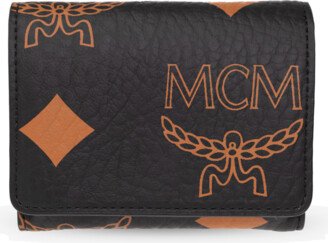 Monogrammed Wallet Unisex - Black-AA