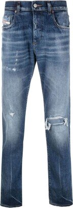 Indigo Blue 2019 D-strukt Straight-leg Jeans