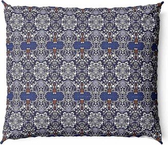 BollyDoll Shalimar Diamond Sham in Indigo, Grey, Orange