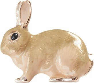 Fable England Fable Enamel Rabbit Brooch