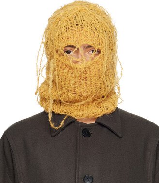 AIREI Yellow Loose Thread Balaclava