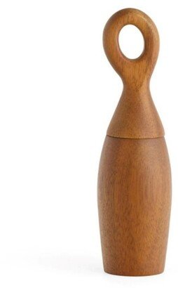 Portables Wood Salt and Pepper Mill, 8-AA