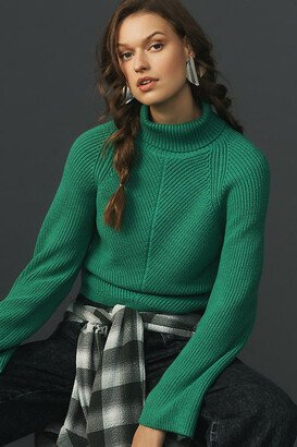 Cropped Turtleneck Sweater-AB