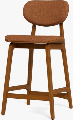 Scandinavian Counter Stool Burnt Orange