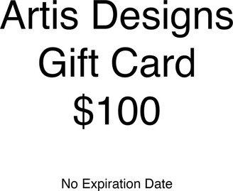 Artis Designs Gift Card For 100 Dollars, Giftchristmas