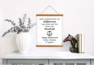 Retirement Gift For Lawyer, Plaque, Lawyer Gift, Coworker Leaving, Law Professor