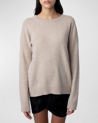 Cici Star Patch Cashmere Sweater