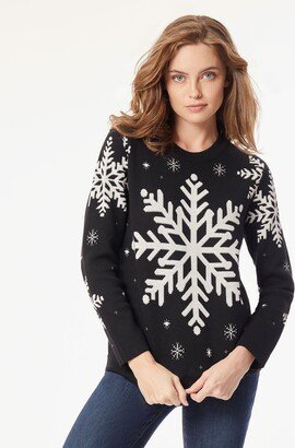 Holiday Snowflake Crewneck Sweater