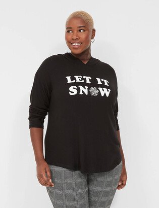 Let It Snow Graphic Hoodie Sweatshirt