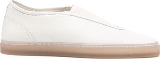 Linoleum leather slip-on sneakers