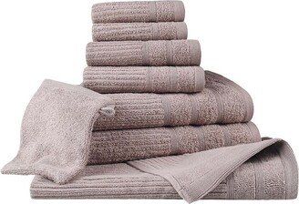 Egyptian Cotton Highly Absorbent Luxury Assorted 8Pc Bathroom Towel Set-AA