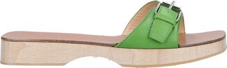 Mules & Clogs Green-AA