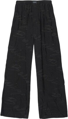 Handwritten Logo Pajama Trousers