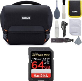 Roebling Street Camera System Gadget Bag, Cleaning Kit and 64GB SD Card