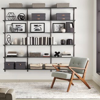 7'6 Bookshelf Graphite & Slate