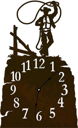 Rodeo Cowboy Mantle/Table Clock