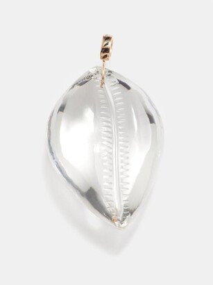 Cowry Crystal & 18kt Gold Charm