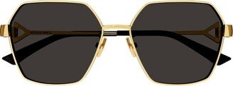 Geometric Frame Sunglasses-AE