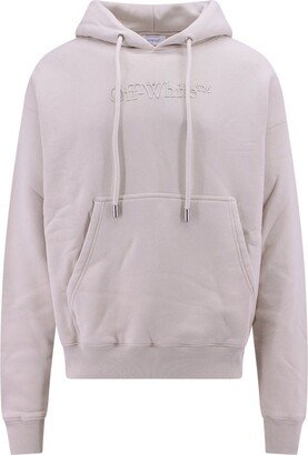 Logo Embroiered Drawstring Hoodie