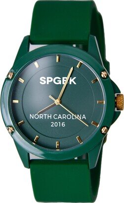 Unisex Trojan Green Silicone Strap Watch 44mm