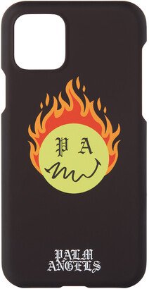 Black Smiley Edition Burning Head iPhone 11 Pro Case