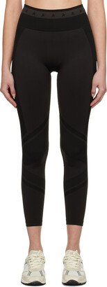 Black Jacquard Leggings-AB