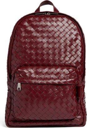 Leather Intrecciato Backpack