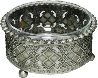 Elygant Dip and Container Dish Pewter 5x2.5