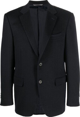 Single-Breasted Cashmere Blazer-AB