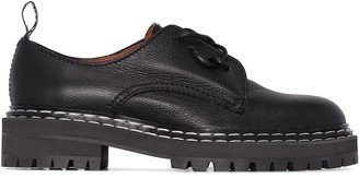 leather Oxford shoes-AB